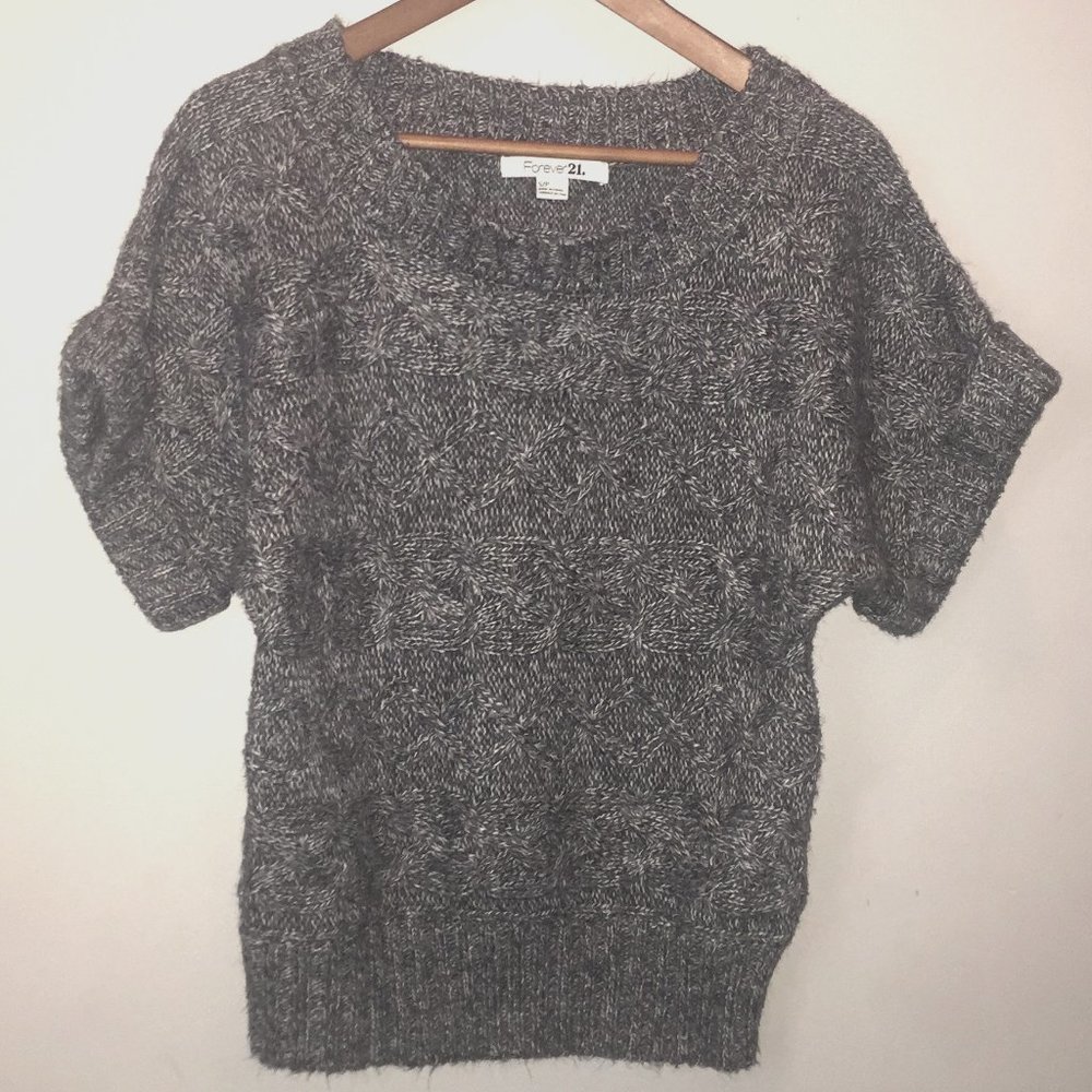 2 for $15 Forever 21 Short Sleeve Chunky Sweater